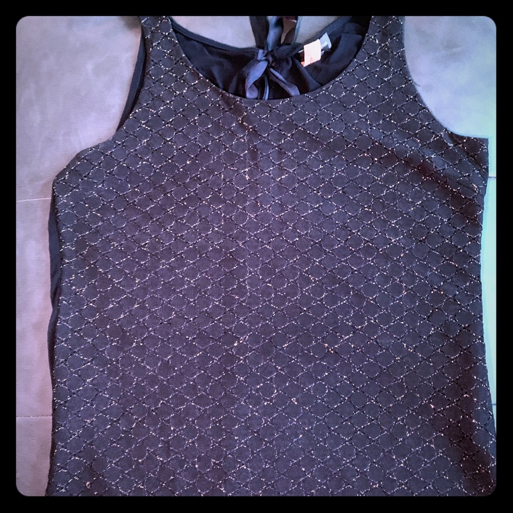 Lux Navy Shell with Gold Diamond Pattern